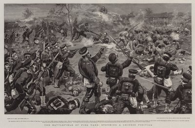 El Campo de Batalla de Ping Yang, asalto a una Posición China de William Small